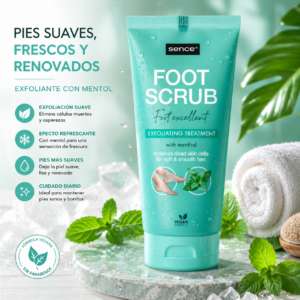 Exfoliante para Pies con Mentol 💚🦶