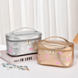 Neceser maquillaje metálico premium (Plata🩶 / Dorado🪙)