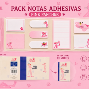 Pack de Notas Adhesivas Pink Panther 🩷