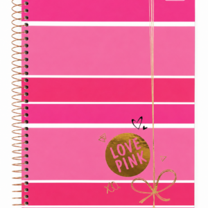 Cuaderno Espiral Love Pink Cuadriculado 💖📒