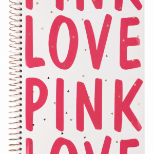 Cuaderno Espiral Pink Love Hojas cuadriculadas A4 💖📒✨