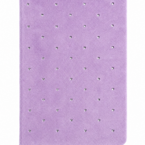 Libreta Terciopelo Lila con Brillantes – A5 Premium