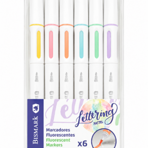 87db23fa-af5a-469b-af0d-8eb120c94352 Rotuladores Fluorescentes Pastel Bismark x6 ✨🖍️
