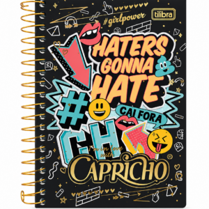 Libreta Espiral Capricho “Haters Gonna Hate” 110x154 mm