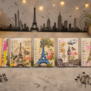 Mini Cuadernos Vintage París ✨ Pack de Libretas Urban Style
