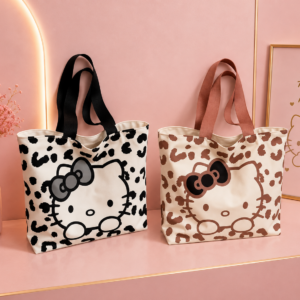 Bolso Tote Hello Kitty Leopard Luxury 🎀