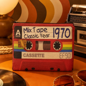 Estuche Retro Cassette 1970 🎵📼