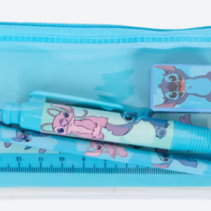 Estuche Escolar Stitch con Bolígrafo y Goma ✨💙