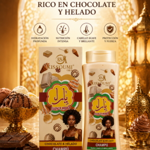 Champú Kissoumi Chocolate & Helado – Esencia Árabe 🍫🍦✨