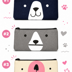 Estuche Animal Cute Kawaii 🐻✨