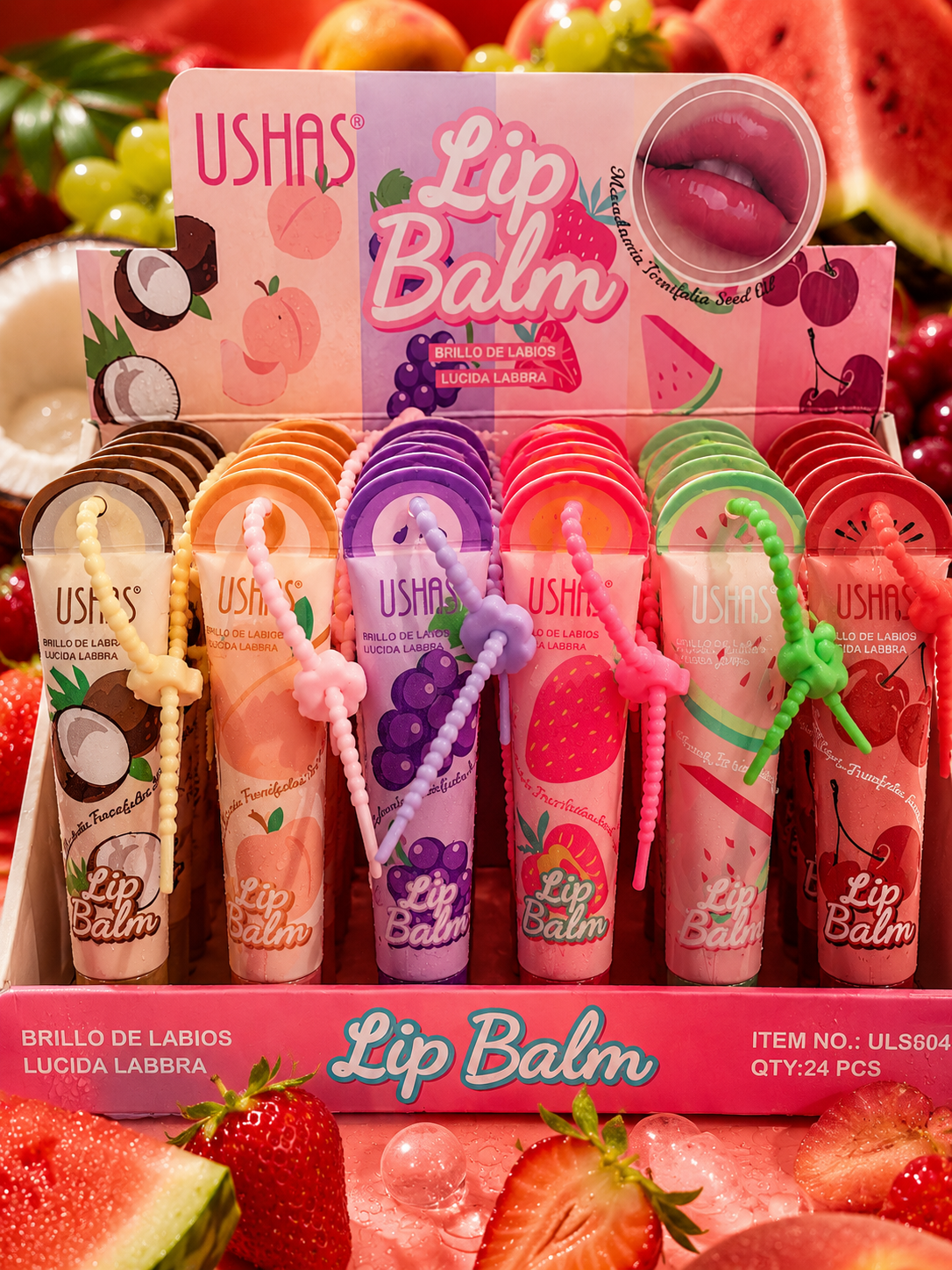 Lip Balm Frutal 🍓🍉 – Hidratación y Brillo con Aroma Dulce