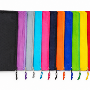 Estuche Escolar Multicolor con Cremallera – Diseño Slim y Flexible