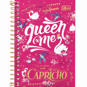 Libreta Espiral Queen Me Capricho Cuadrícula 11 x 15,4 cm
