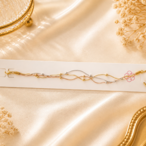 Pulsera Elegante Trenzada con Bolitas ✨ Acero Inoxidable