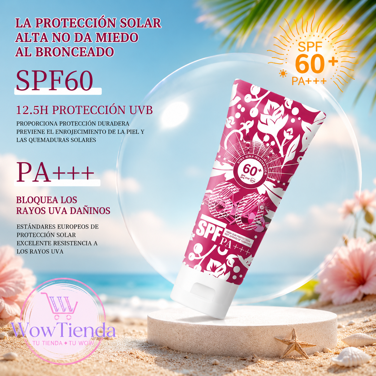 Protector Solar Yara Candy SPF 60+ 🍬☀️