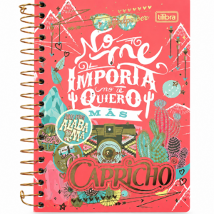 Libreta Espiral Capricho “No Me Importa” Cuadrícula 110 x 154 mm