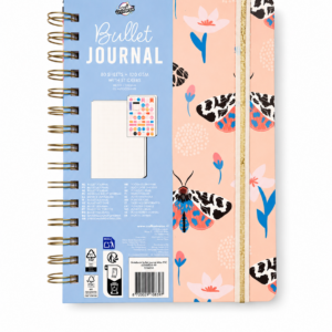 Libreta Bullet Journal A5 con Stickers – 80 hojas 120 GSM