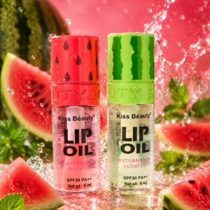 Lip Oil Sandía SPF30 Kiss Beauty – Gloss Hidratante🍉