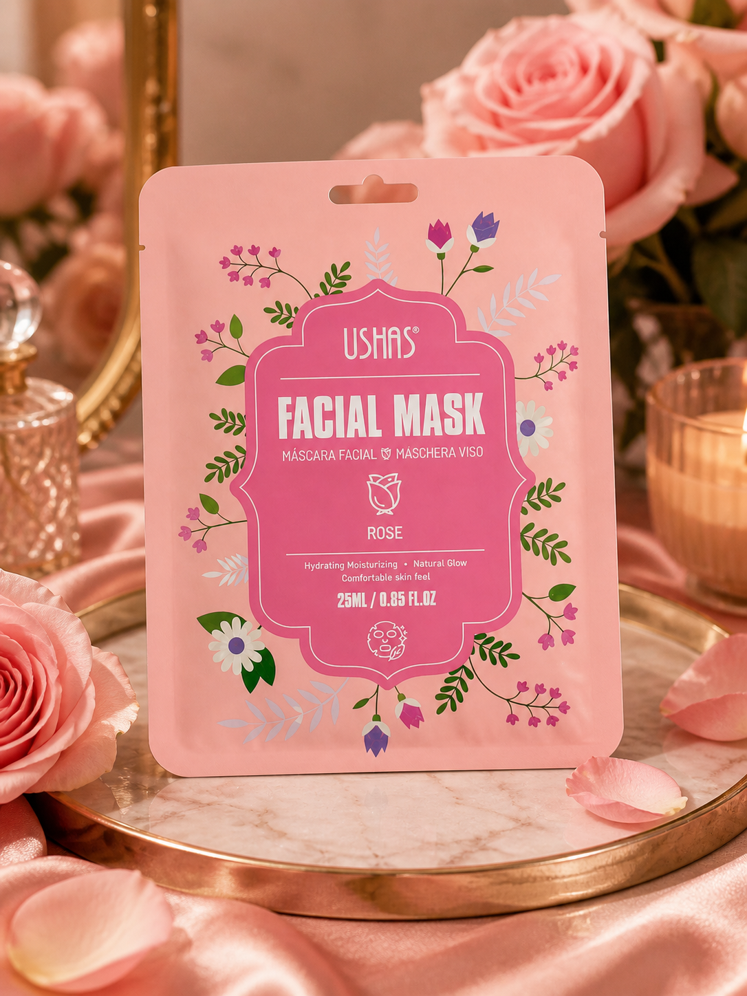 Mascarilla Facial de Rosa 🌹 – Hidratación y Glow Natural