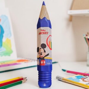 Estuche Mickey Mouse en Forma de Lápiz con 6 Colores ✨