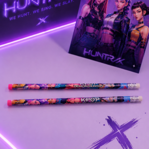 kpop Pack de 2 lápices K-Pop con diseño anime Demon Hunters 💜