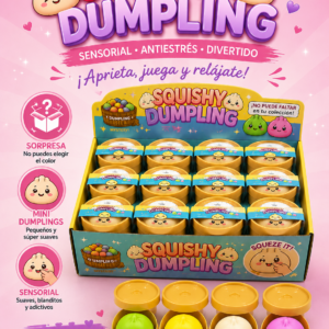 Squishy Dumpling Mini Sorpresa Antiestrés Kawaii