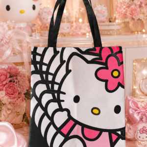 Bolsa Tote Hello Kitty Kawaii Chic – Edición Rosa Premium
