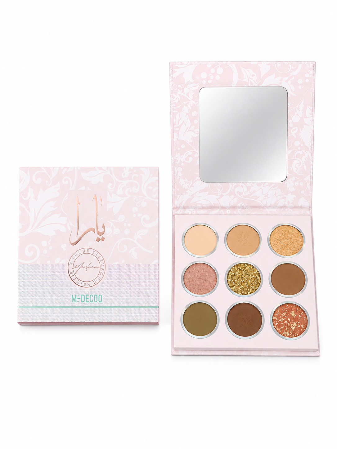 Paleta de Sombras Yara Rosa Edition – 9 Tonos