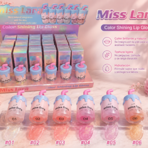 Miss Lara Color Shining Lip Gloss – Brillo Labial Hidratante🥤