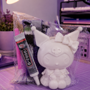Kit DIY Kuromi para Decorar con Diamantes y Perlas