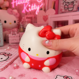 🎀Squishy Hello Kitty Antiestrés – Extra Suave y Súper Adorable