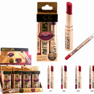 Labial Mate + Perfilador 24H Waterproof – Top Beauty Cosmetics