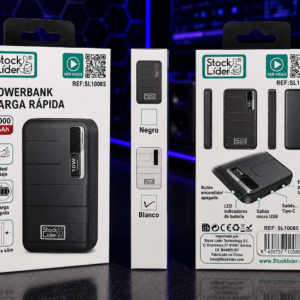 Power Bank 5000mAh Carga Rápida 10W Blanca