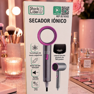 6bd486ba-9b9c-4bfa-a1bc-62e367876e21 Secador Iónico Profesional 4 en 1 – Aire Frío y Caliente