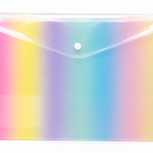 Carpeta Portadocumentos Holográfica Arcoíris A4