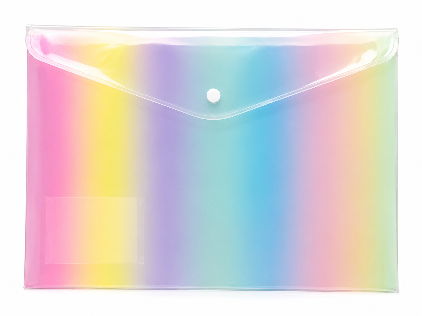 Carpeta Portadocumentos Holográfica Arcoíris A4
