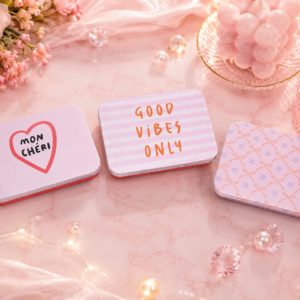 Cajita Metálica Kawaii Vintage | Mini Organizador Decorativo