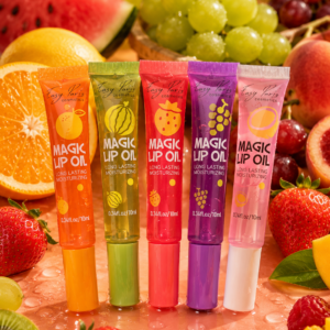 Set Magic Lip Oil Frutal – 5 Aceites Labiales Hidratantes