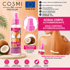 Agua Corporal Autobronceadora Ready, Tan, Go!