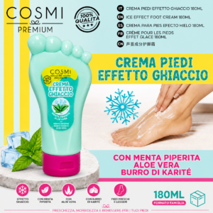 Crema para Pies Efecto Hielo COSMI Premium 180 ml