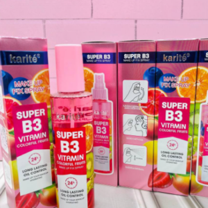 🍓🍊Karité Super B3 Vitamin – Spray Fijador de Maquillaje 24H