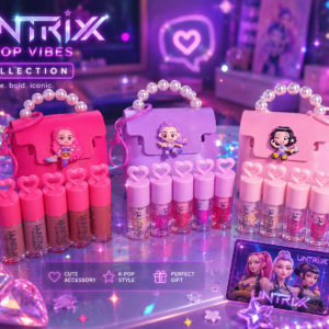 💜Set K-Pop UNTRIX Mini Bolso + Brillos Labiales 💄