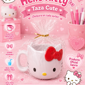 ca4e0dda-cb87-483a-b93c-ac69a7501f47 Taza 3D Hello Kitty Oficial Sanrio 🎀
