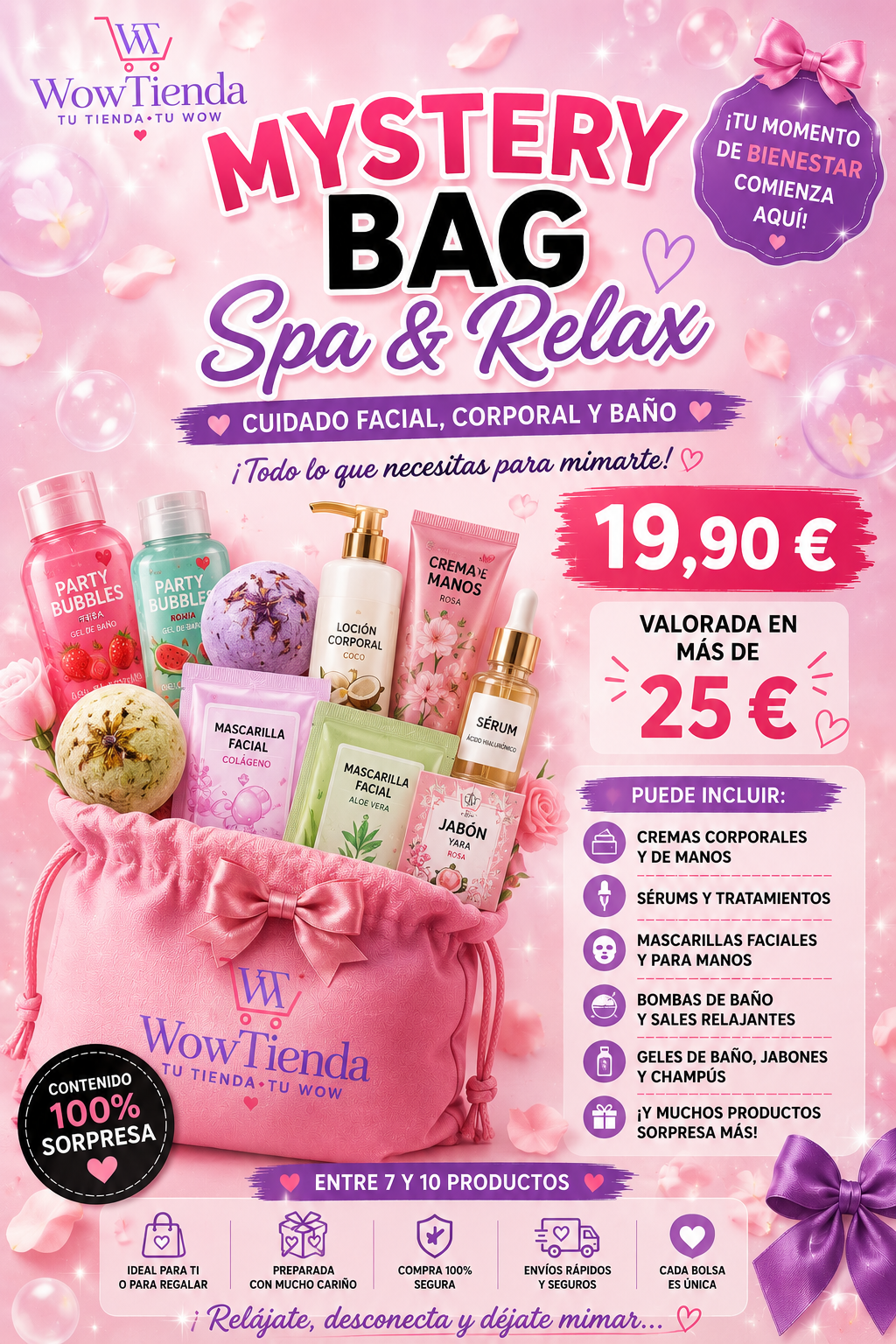 Mystery Bag Spa & Relax 🌸🧴✨ | Cuidado Corporal Sorpresa