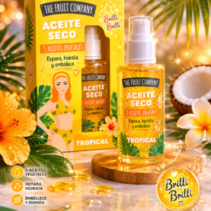 🏝️Aceite Seco Tropical con Brillo – The Fruit Company