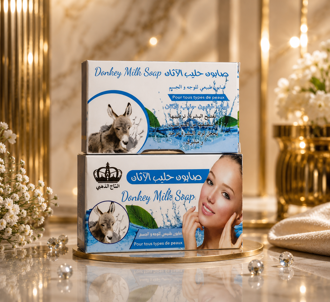 Jabón de Leche de Burra Premium – Limpieza Suave
