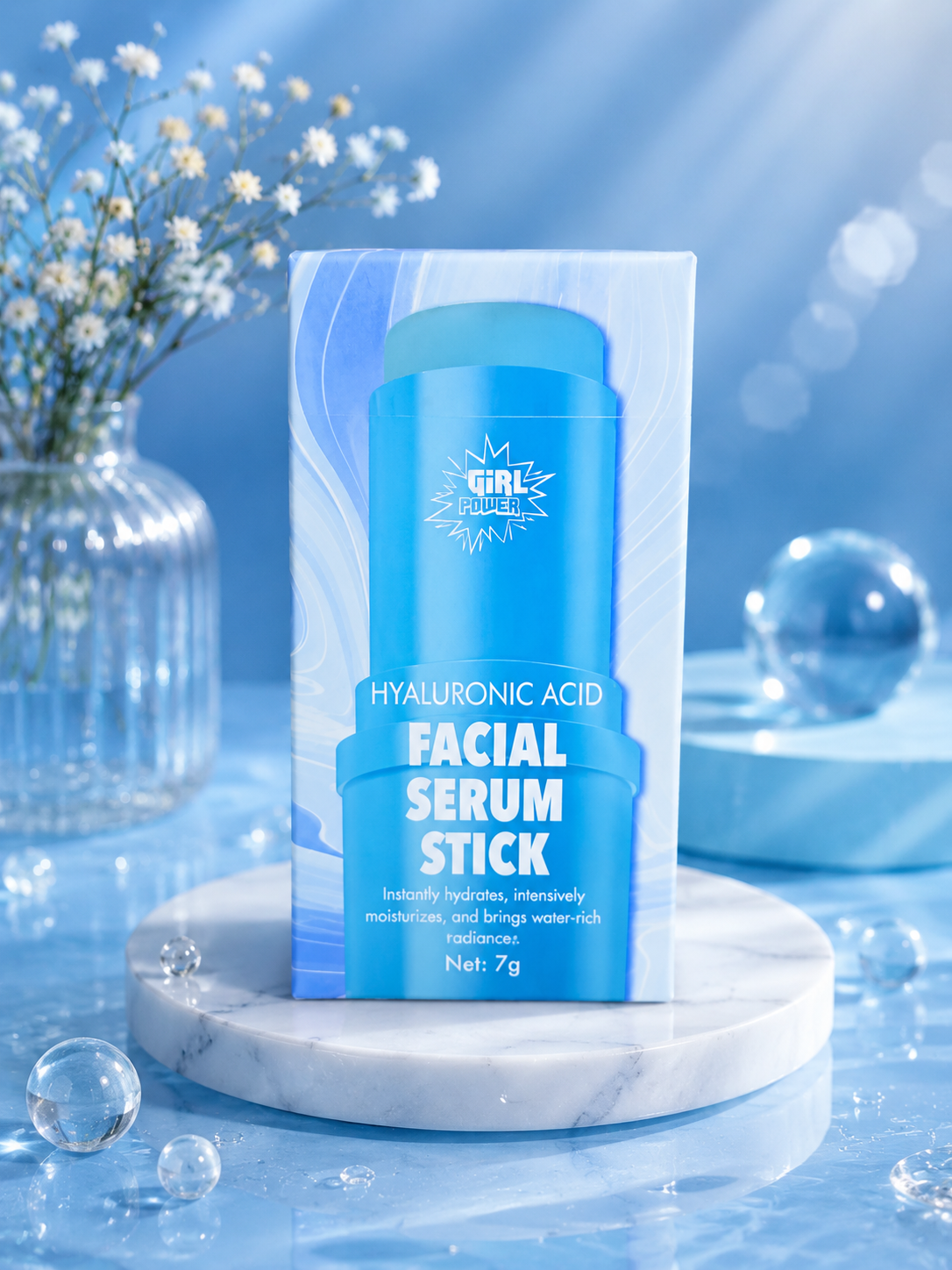 Stick Facial Hidratante con Ácido Hialurónico Girl Power 💙