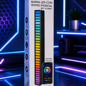 Barra LED RGB con Ritmo Musical y Control por App