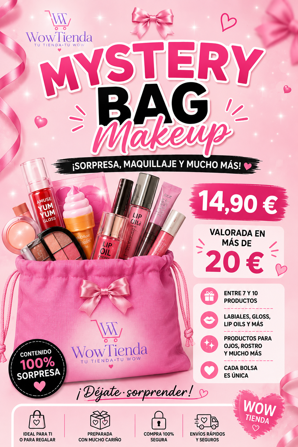 Mystery Bag Makeup Premium 💋✨ | Maquillaje Sorpresa