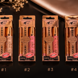 Set Labial Mate 2 en 1 Yes Love – Perfilador + Lip Gloss Fijo 24H